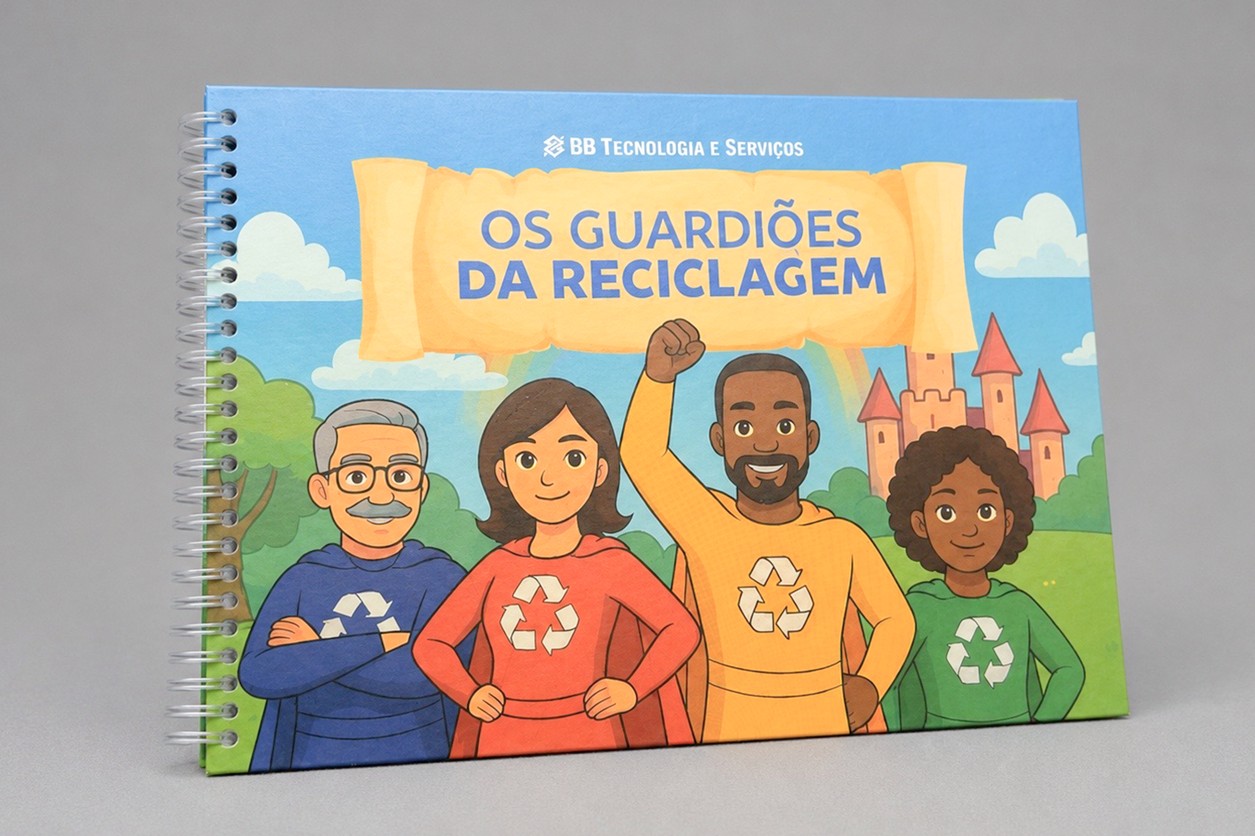 Os GuardiÃµes da Reciclagem: livro da BBTS leva conscientizaÃ§Ã£o ambiental de forma lÃºdica